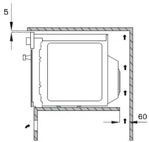 BERTAZZONI FMOD4077MTB1 - UUNIN SIJOITTAMINEN PAIKALLEEN - 5