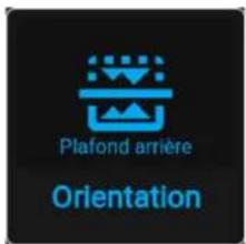 Plafond arrière Orientation