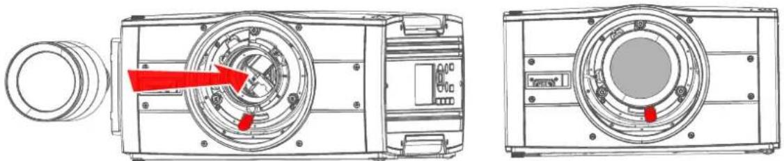 Barco Bragi - Installer un objectif - 1