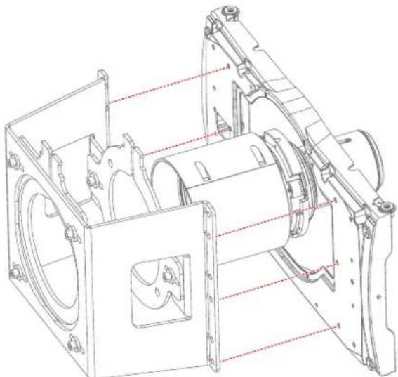 Barco Bragi - Comment procéder à l'installation sur le projecteur. - 1