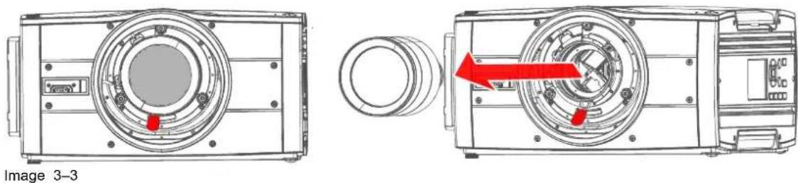 Barco Bragi - Retirer un objectif - 1