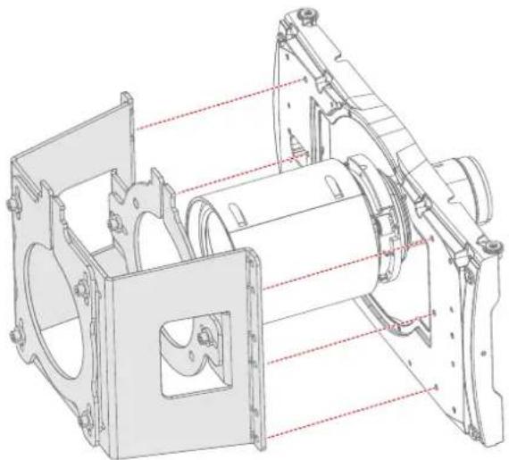 Barco Bragi - Comment procéder à l'installation sur le projecteur. - 1