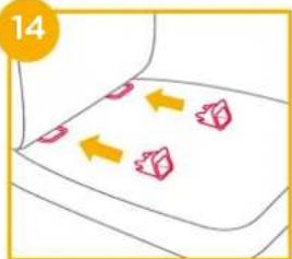 Joie I-Spin Multiway - Reglarea înălțimii pentru suportul pentru cap și hamurile de umăr - 3