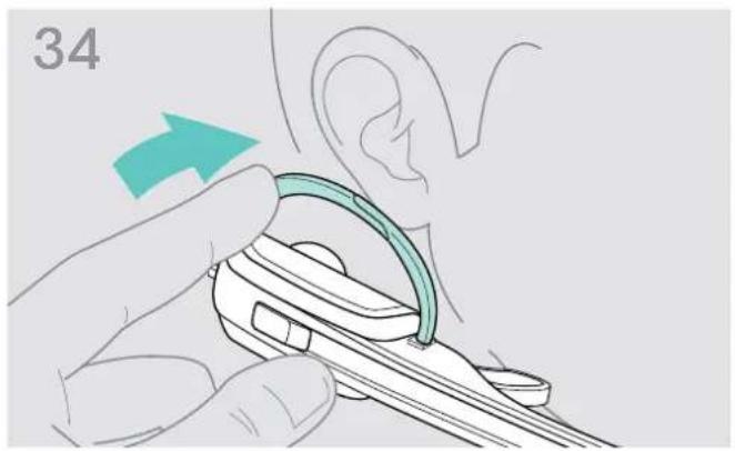 SENNHEISER IMPACT D 30 Phone - Réglage individuel du micro-casque - 3
