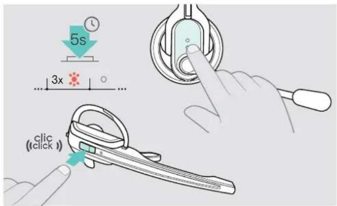 SENNHEISER IMPACT D 30 Phone - Éteindre le micro-casque - 2