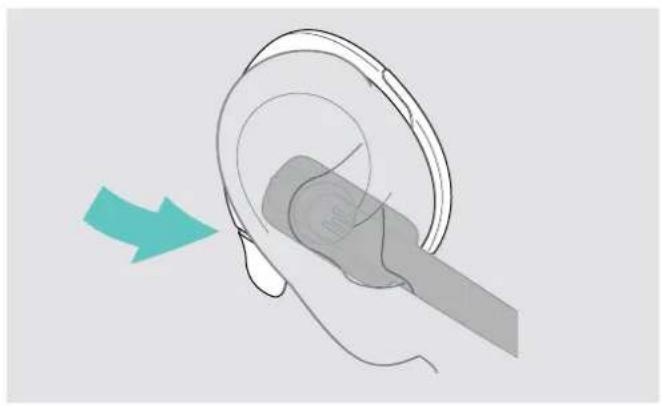 SENNHEISER IMPACT D 30 Phone - Réglage individuel du micro-casque - 4