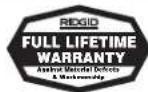 RIDGID HKO-186 - No other express warranty applies - 1