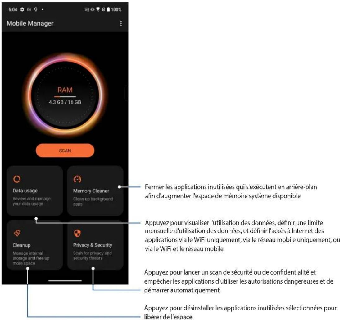 ASUS ROG Phone 8 Pro - Gestionnaire mobile - 1