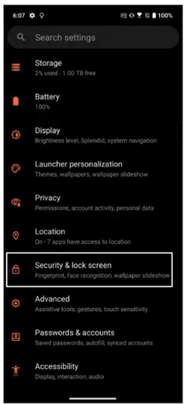 ASUS ROG Phone 8 Pro - Configurer le déverrouillage par reconnaissance faciale à partir du menu des paramètres - 2