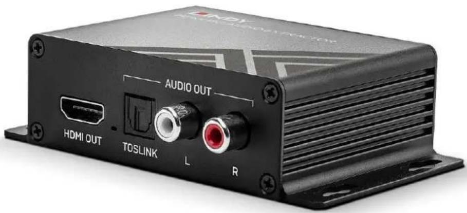Lindy 38361 - AUDIO EXTRACTOR HDMI 18G - 1