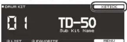 ROLAND TD-50KVX - Fonction Cross-Stick - 1