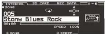ROLAND TD-50KVX - Appuyez sur le bouton [SONG]. - 1