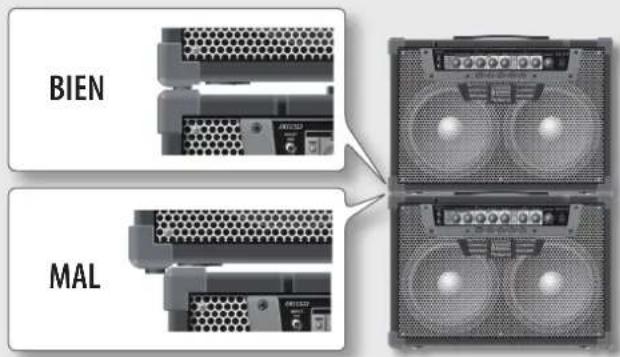 ROLAND GA-212 - Colocación y retirada de las ruedas (solo el modelo GA-212) - 1