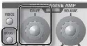 ROLAND GA-212 - [DRIVE]-Regler/ [BOOST]-Regler - 1