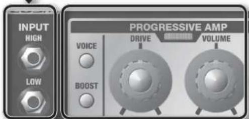 ROLAND GA-212 - Botão [MID BOOST] - 1