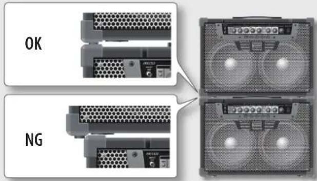 ROLAND GA-212 - Installation et retrait des roulettes (pour le GA-212 uniquement) - 1