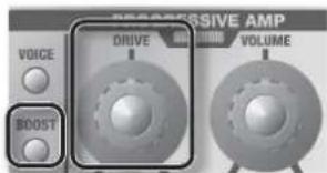 ROLAND GA-212 - [DRIVE]-regelaar/ [BOOST]-knop - 1