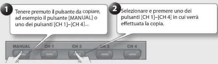 ROLAND GA-212 - Copia delle impostazioni dei pulsanti salvate - 1