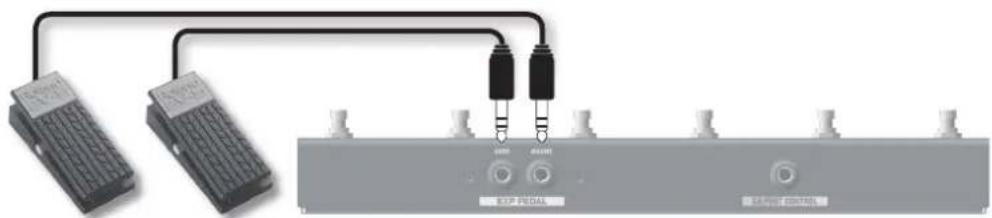 ROLAND GA-212 - De zwelpedalen gebruiken - 1