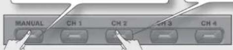ROLAND GA-212 - De knopinstellingen kopieren - 3