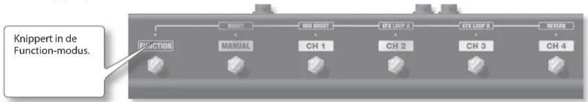 ROLAND GA-212 - De footcontroller aansluiten - 2