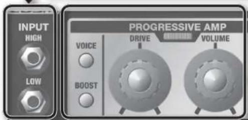 ROLAND GA-212 - Bouton [MID BOOST] - 1