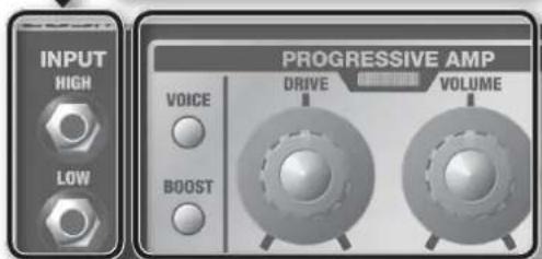 ROLAND GA-212 - [MID BOOST]-knop - 1