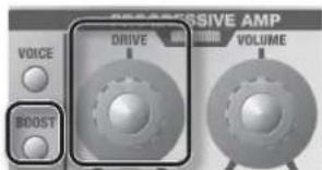 ROLAND GA-212 - Manopola [DRIVE]/pulsante [BOOST] - 1