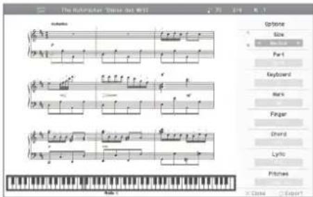 ROLAND HPi-50e - 改變螢幕顯示與Lesson級數標準(Resolution) - 1