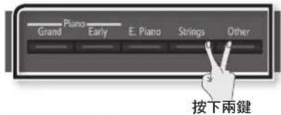 ROLAND DP90Se - 叠加兩種音色(dual play) - 1