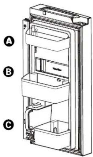 GE P29BYTFS - Modelos Profile de Cuatro Puertas Door-in-Door - 1