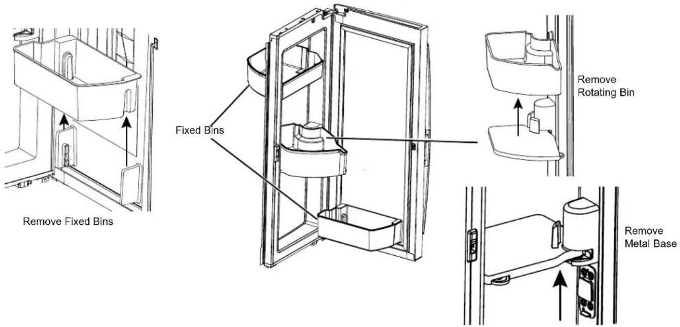GE P29BYTFS - Right Door Bins (on some models) - 1