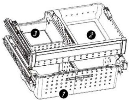 GE P29BYTFS - Canasta y Cajón del Freezer - 1