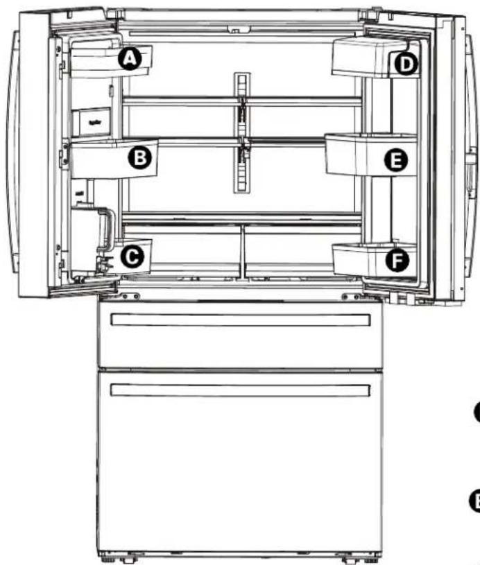 GE P29BYTFS - Modelos de Cuatro Puertas - 1