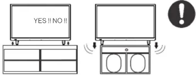 Furrion Aurora FDUP50Y1A - Notice for TV Cabinet - 1