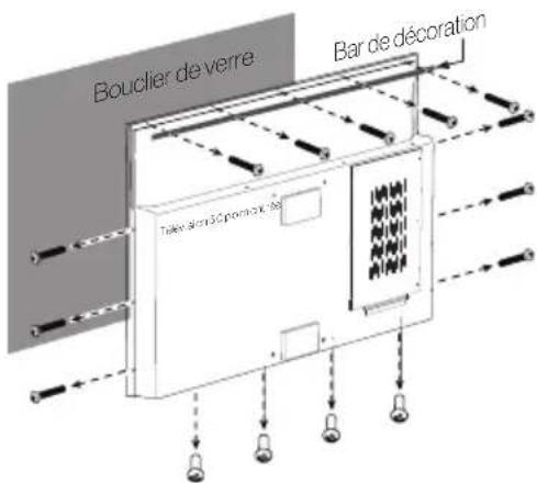 Furrion Aurora FDUN75CSA - Retirer et nettoyer la vitre de protection - 1