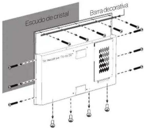 Furrion Aurora FDUN75CSA - Retire y limpie el protector de cristal - 1
