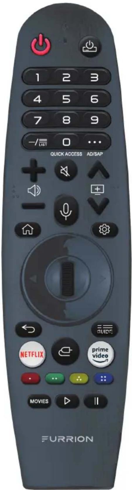 Furrion Aurora FDUN65CSA - WebOS Voice Remote Control - 1