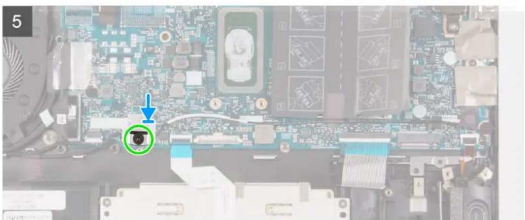 DELL Inspiron 7506 - Figure 2. Connecteurs de la carte système - 11