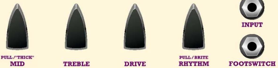 Budda Superdrive V-20 - 前面板功能:它们的用途及使用方法 - 1