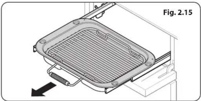 FALCON LSKD90DFBL - Gril Coulissant Glide-out™ (Fig. 2.15) - 1