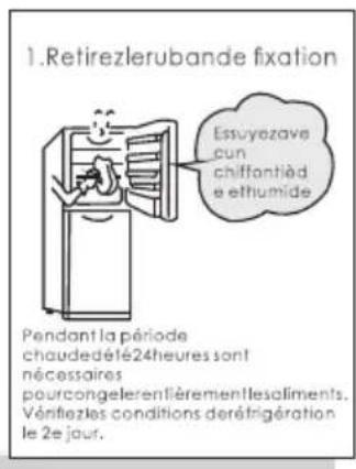 VEDETTE VFC417NFEX - Préparations avant utilisation - 1