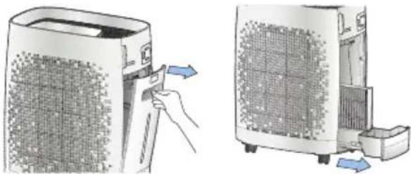 IDEAL AP35 H - Cleaning the collecting receptacle (daily) - 1
