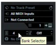 STEINBERG Cubase AI 11 - Messages Bank Select - 1