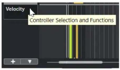 STEINBERG Cubase AI 11 - Menu Sélection et fonctions de contrôleurs - 1
