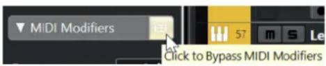 MIDI Modifiers Click to Bypass MIDI Modifiers