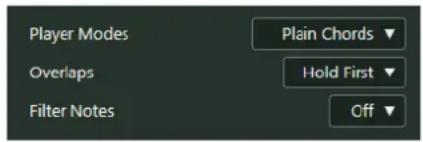 STEINBERG Cubase AI 11 - Modes de joueurs—Accords classiques - 1
