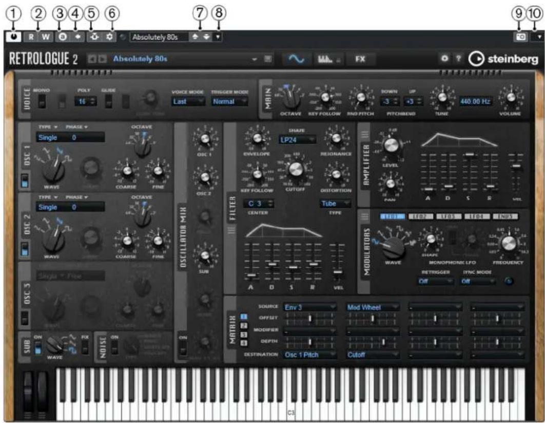 STEINBERG Cubase AI 11 - Interfaces des instruments VST - 1