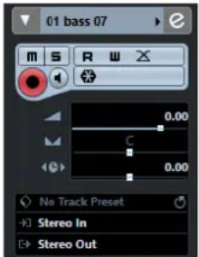 STEINBERG Cubase AI 11 - Inspecteur des pistes Audio - 1
