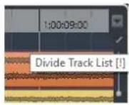 STEINBERG Cubase AI 11 - Diviser la liste des pistes - 1